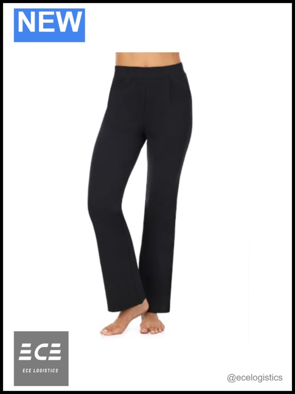Cuddl Duds Bootcut Leggings Mid Rise Yoga Pants 30 Inseam